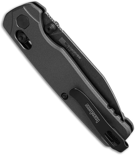 Miniatura 10 de Kershaw Bel Air - Cuchillo de bolsillo, fabricado en los Estados Unidos, hoja de acero CPM MagnaCut de 3.4 pulgadas, diseño EDC, mecanismo de