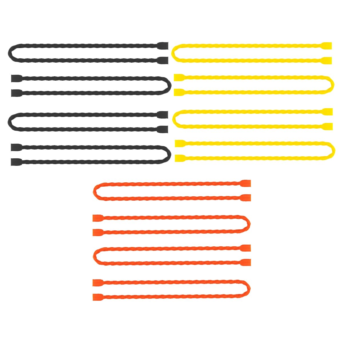 Original Reusable Silicone Wire Twist Ties, 12in, Assorted Colors, Wire Organizers for Cords, Reusable Cable Ties for Cords, Networking Tools,