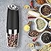 AUYI Electric Salt and Pepper Grinder Set - Automatic Operation, Adjustable Coarseness, 6 AAA Batteries Powered (Not Include), Pack of 2
