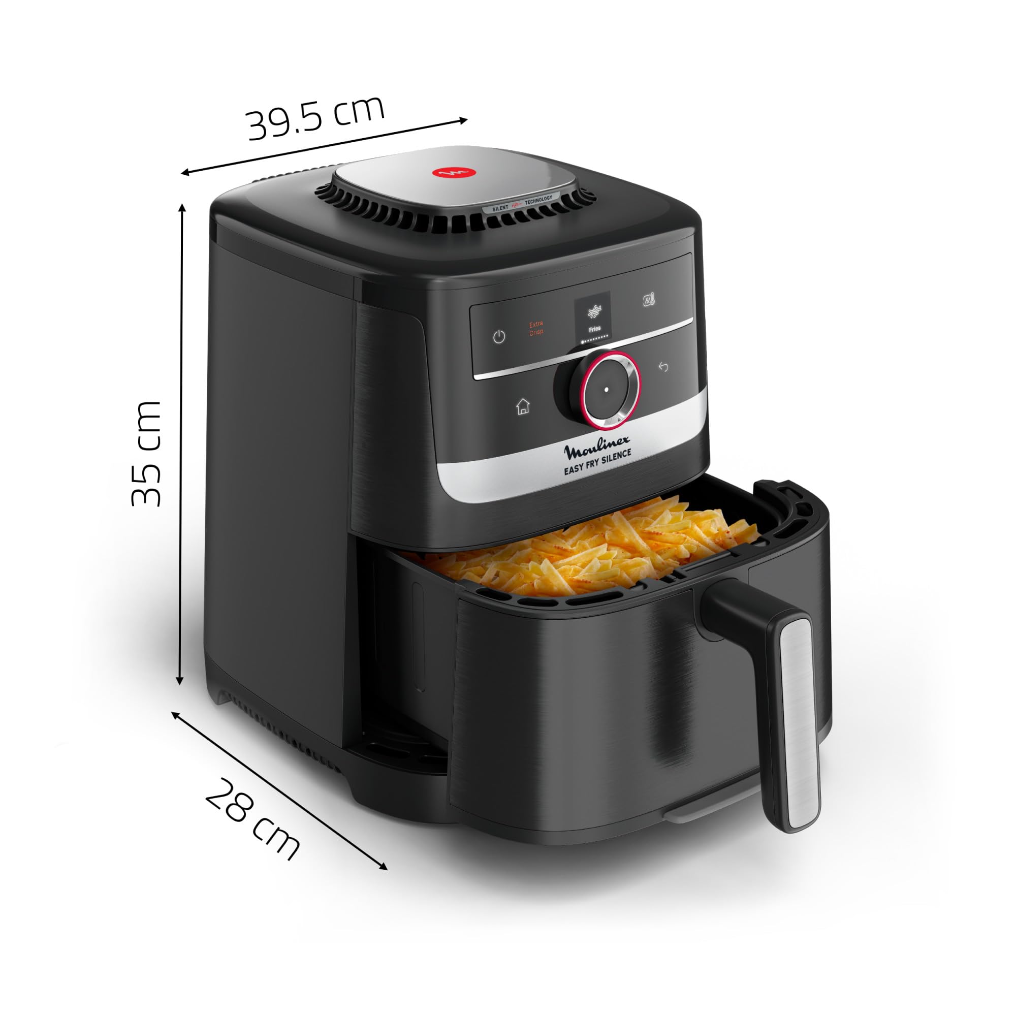 Image secondaire de Moulinex Easy Fry Silence - Friteuse à air 5L, cuisson silencieuse et nettoyage facile