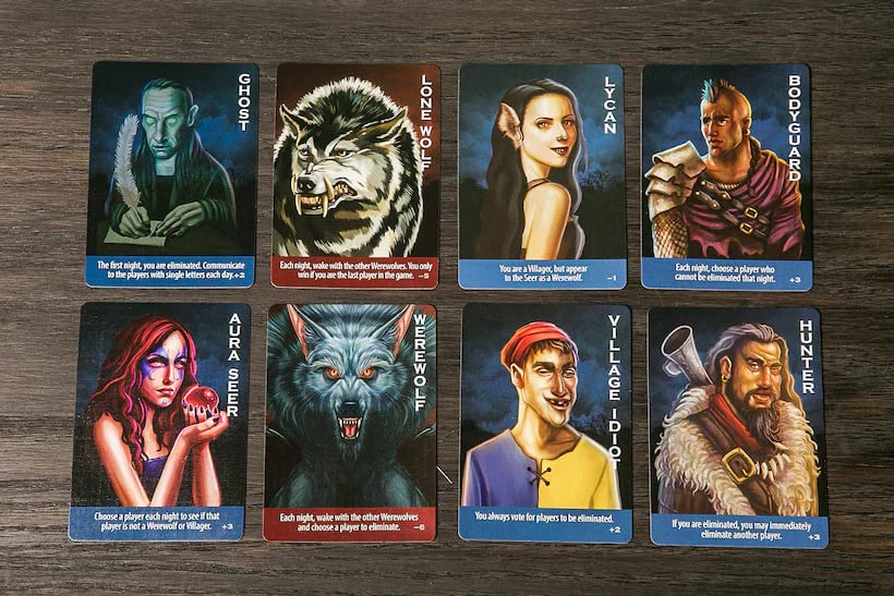 Image of Awestuffs Werewolf Fun Card Game to Play with Your Friends Family (Age: 15 Years Plus Players: 5 to 75)