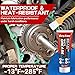 Ezyace White Lithium Grease, Garage Door Lubricant, Multi-Purpose Bike Grease for Hinges, Bearings, Gears, Track Rail, Waterproof&Heat Resistant Bearing Grease Ideal for Automotive, Marine, 1.76oz