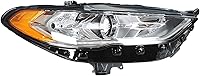 Vista 4 de WFLNHB Conjunto de faros delanteros derecho para reemplazo de Fusion 2017 2018 2019 lado del pasajero DRL Proyector de faro FO2503350