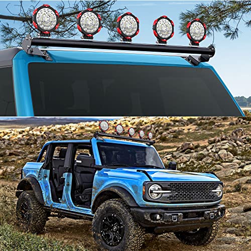 Image of OEDRO 7 Inch 135W Round LED Offroad Lights, 2PCS 15300LM Spot Flood Combo Light Pods Bumper Driving Lamp Fit for Boat, Jeep, Truck, ATV, SUV, UTV, Pickup, Motorcycle