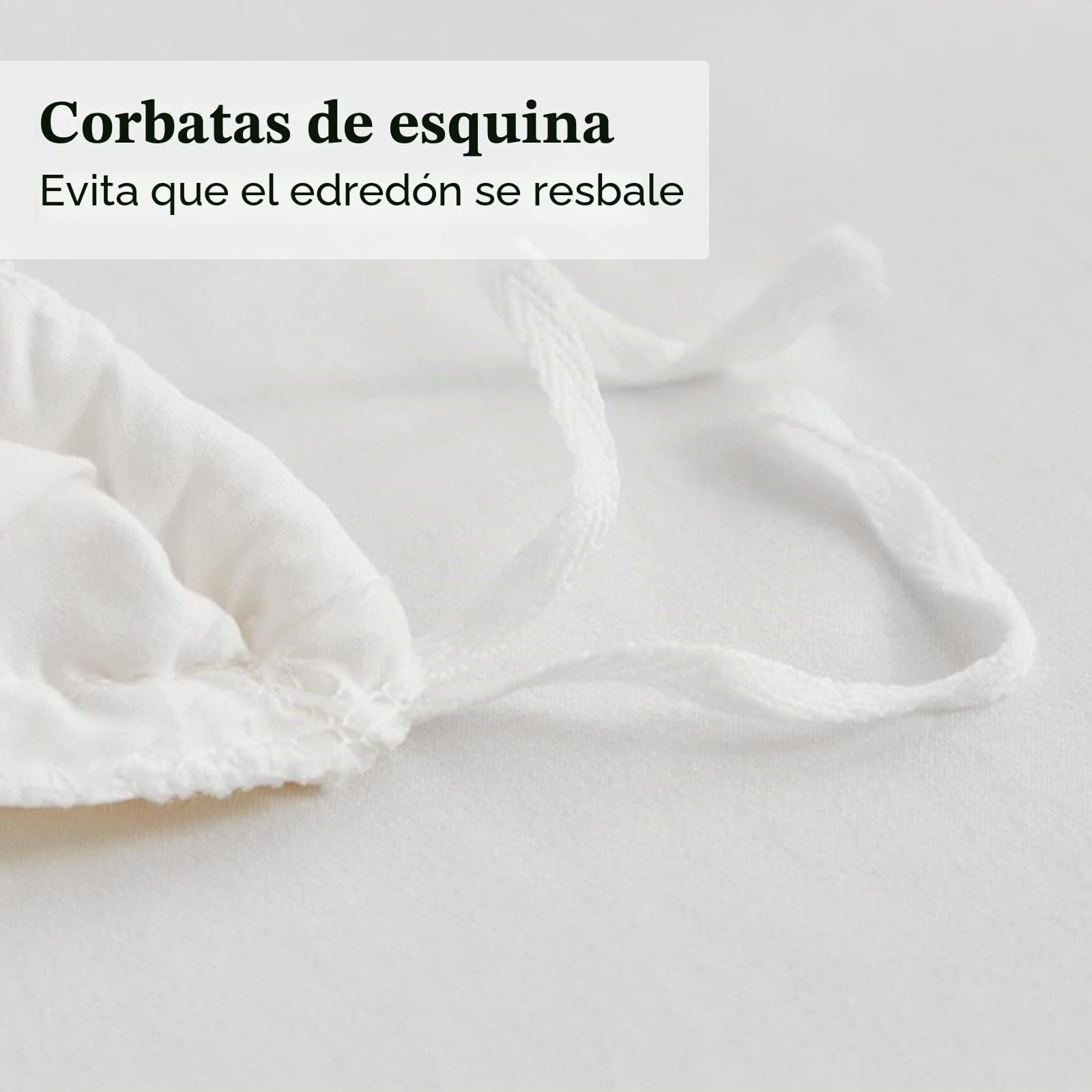 Juego de ropa de cama de 3 piezas con volantes blancos y 2 fundas de almohada con volantes, funda de edredón con cierre de cremallera, juego de funda de edredón de microfibra suave para cama doble 200