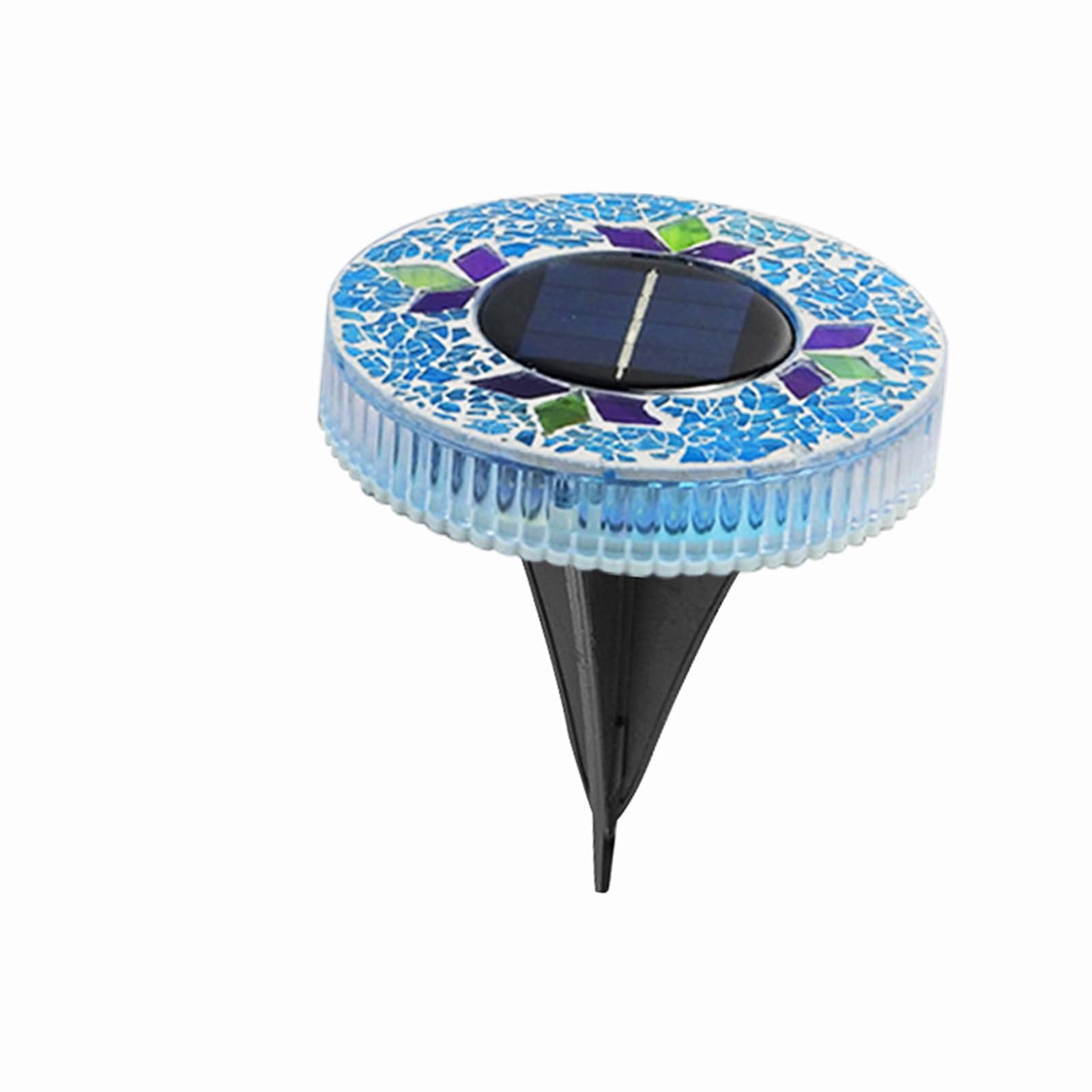 Hsyzygian Automatic Lawns Lamp Soft Illuminations Round Shape Ground Light Suitable for Outdoor Landscape Pathway Decoration Outdoor Solar Pathway Lights