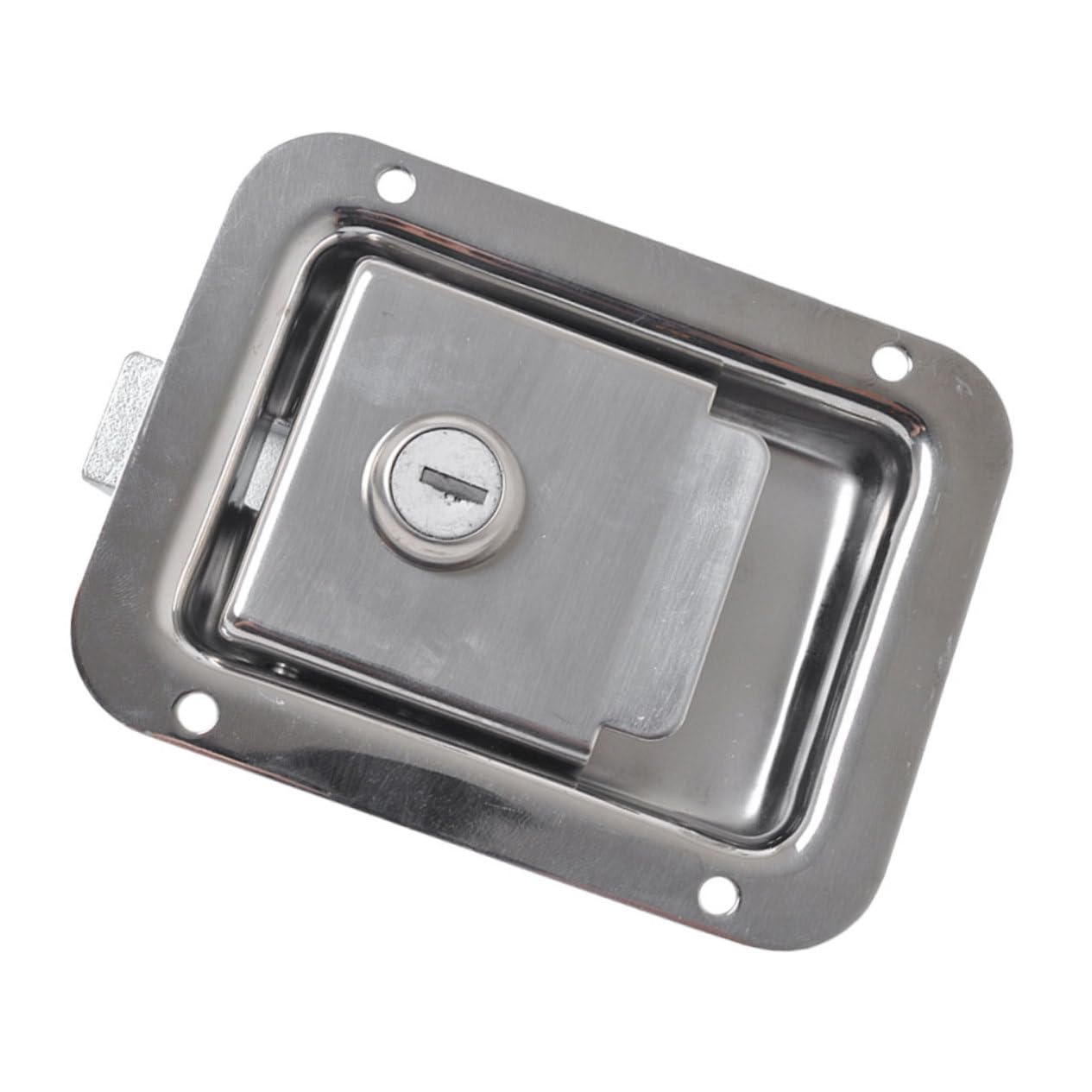 Cerradura de Paleta y Diseño Moderno Alta Precisión en Acero Inoxidable para Asegurar Puertas y Proteger Herramientas para Caja de Herramientas de RV