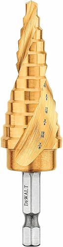 DEWALT Broca escalonada, lista para impactos, 3/16 pulgadas-7/8 pulgadas (DWA1786IR)