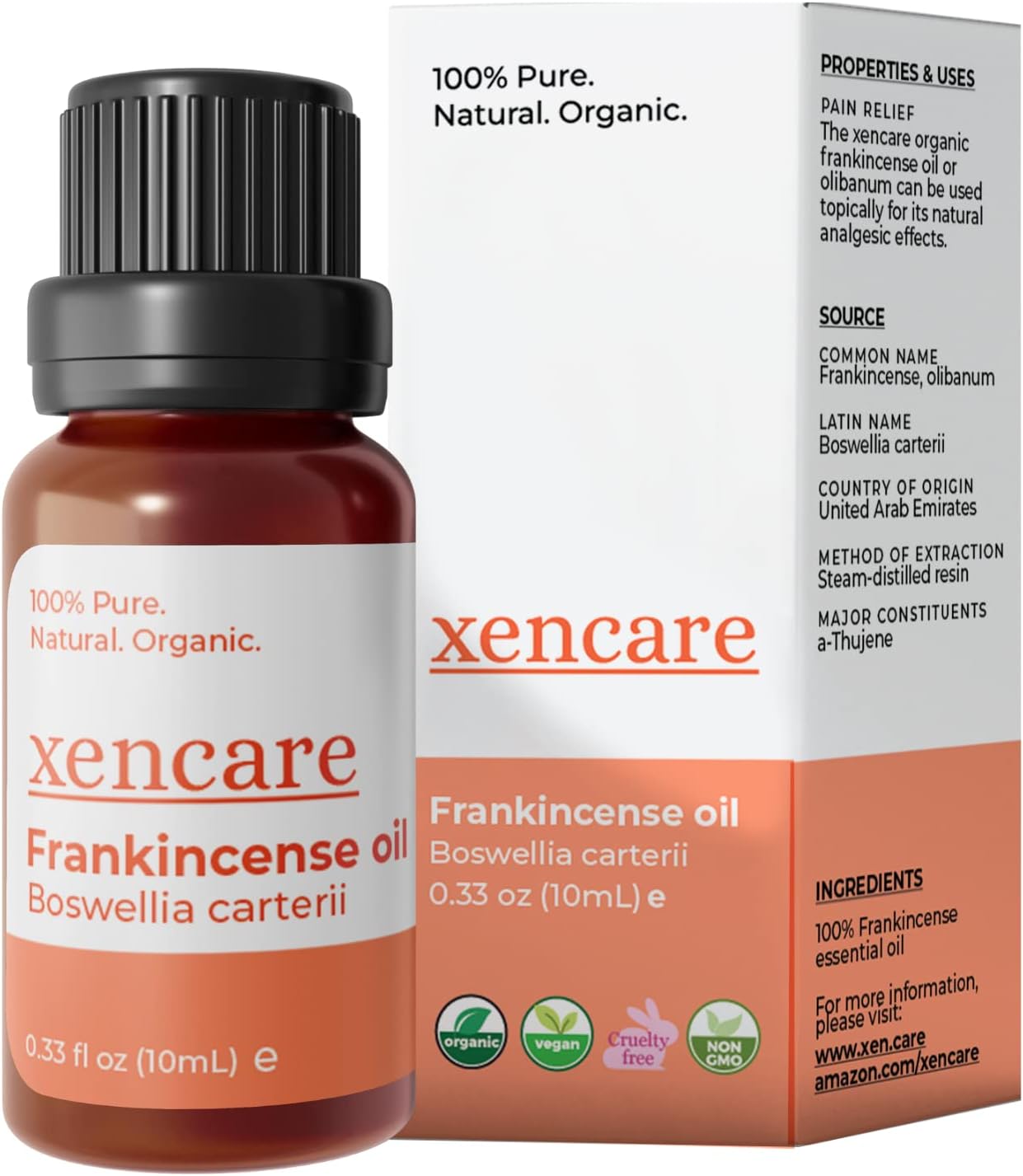 XENCARE Organic Foodgrade Frankincense Essential Oil 100 Pure and