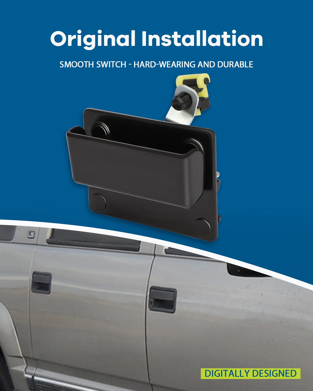 Manijas Puerta Exterior Chevy Express GMC Savana 1996-2009 - Juego Conductor Y Pasajero, Fácil Instalación | Compatible Con Varios Modelos