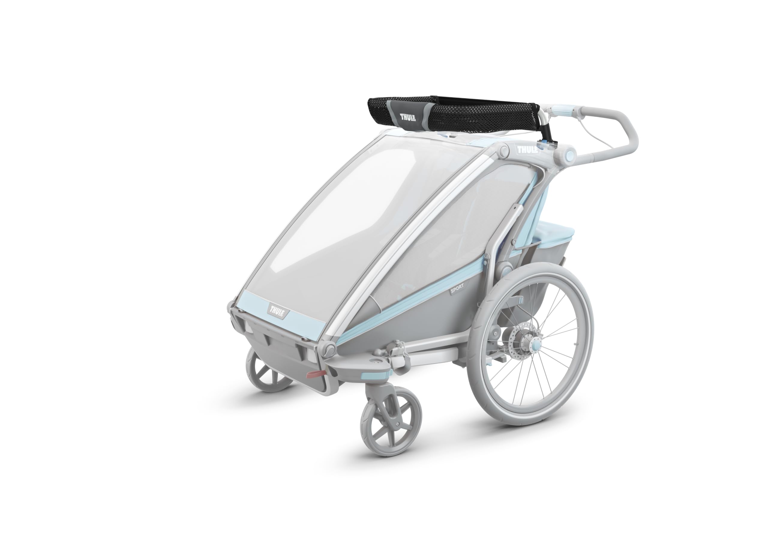 Thule Gepäckträger 2, leicht zugängliche Aufbewahrung, kompatibel mit Thule Chariot Sport/Cross 2, Chariot Lite 2 und Chariot Cab 2 Sport & Freizeit