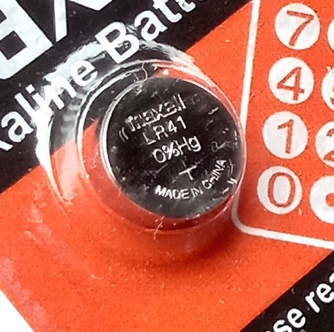 Miniatura 3 de 10 pilas alcalinas Maxell LR41 AG3 192 de 1.5 V