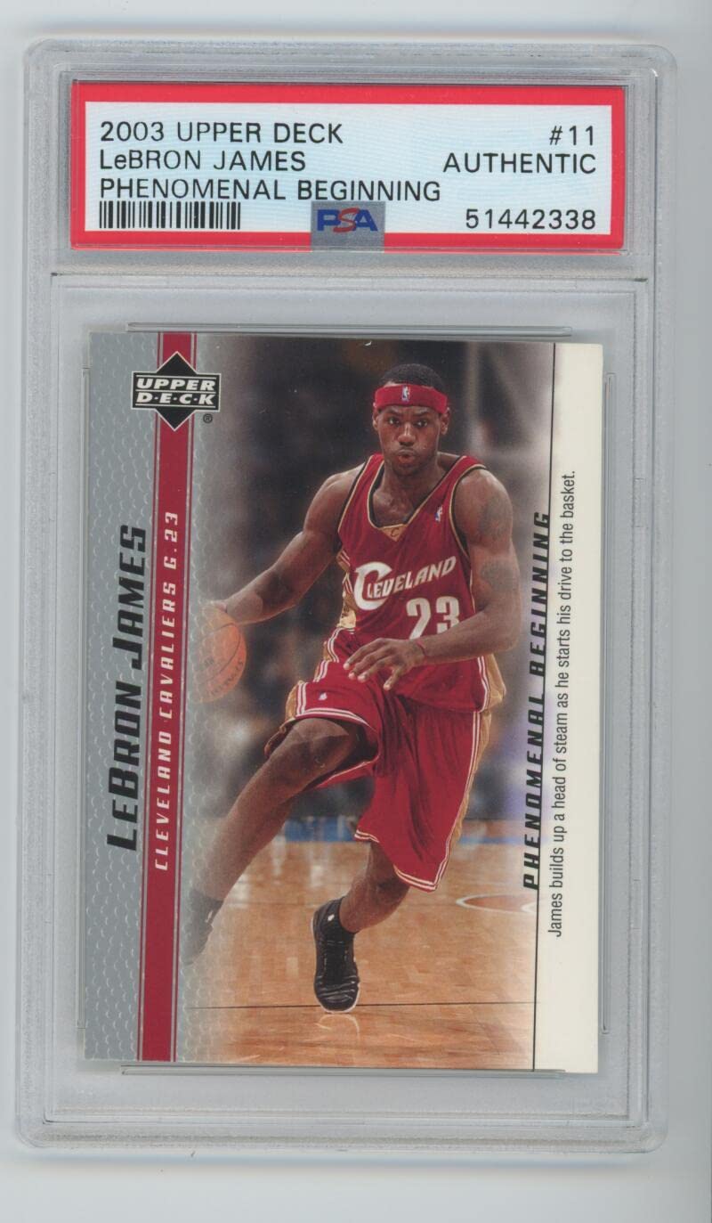 Amazon.com: 2003-04 Upper Deck Phenomenal Beginning #11 Lebron