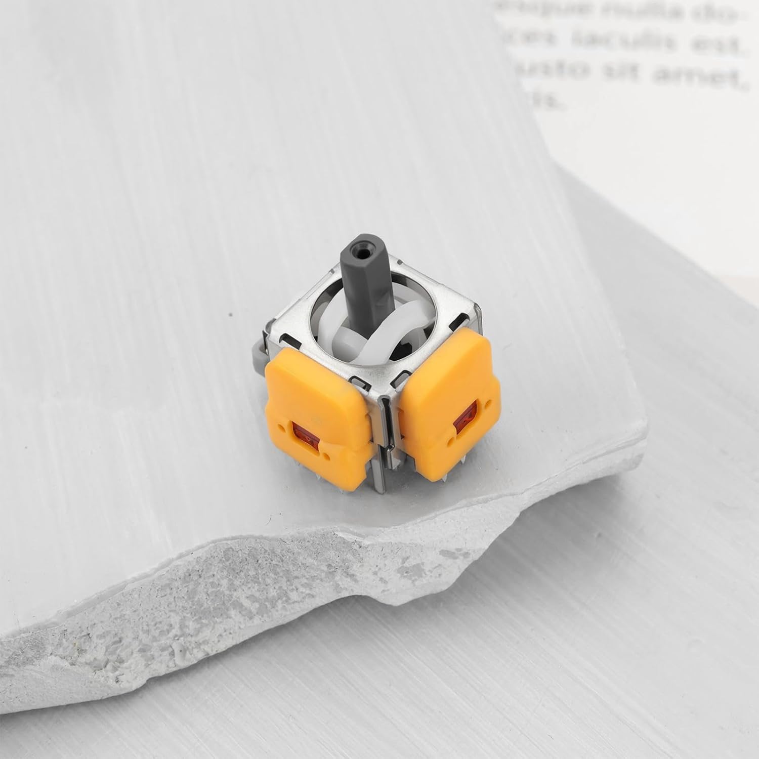 4pcs Game Console Hall Effect Joystick Replacement Compatible with PlayStation 5 Controller 3D Analog Sensor Wheel Finger Lever Module