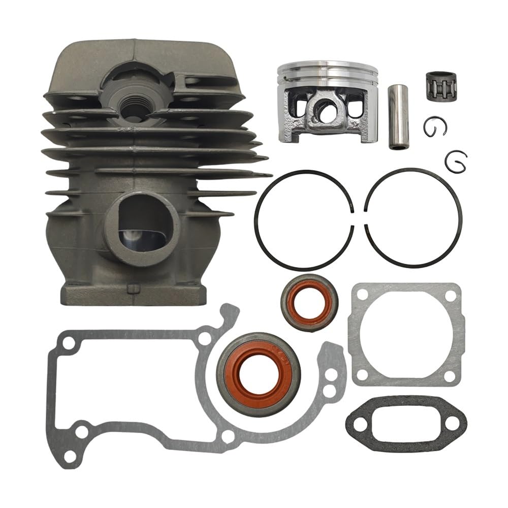 Replacement 44.7mm Plated Cylinder Piston Kit Compatible with 026 026PRO MS260 Big Bore Chainsaw