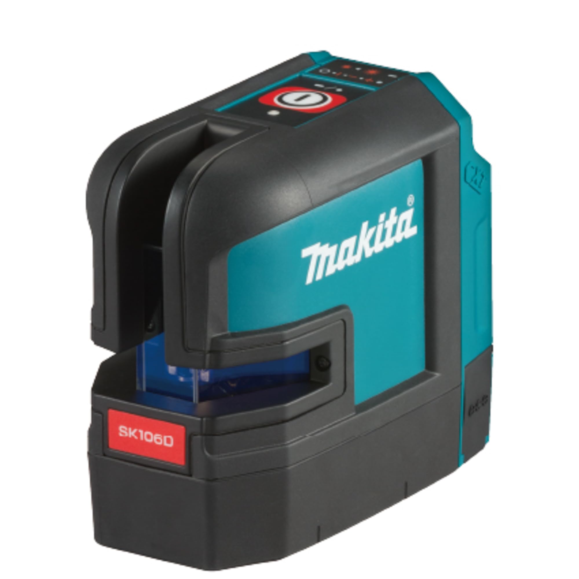 Makita SK106DZ 12V Max Li-Ion CXT Red 4 Point Cross Line Laser Supplied in A Carry Pouch - Batteries and Charger Not Included