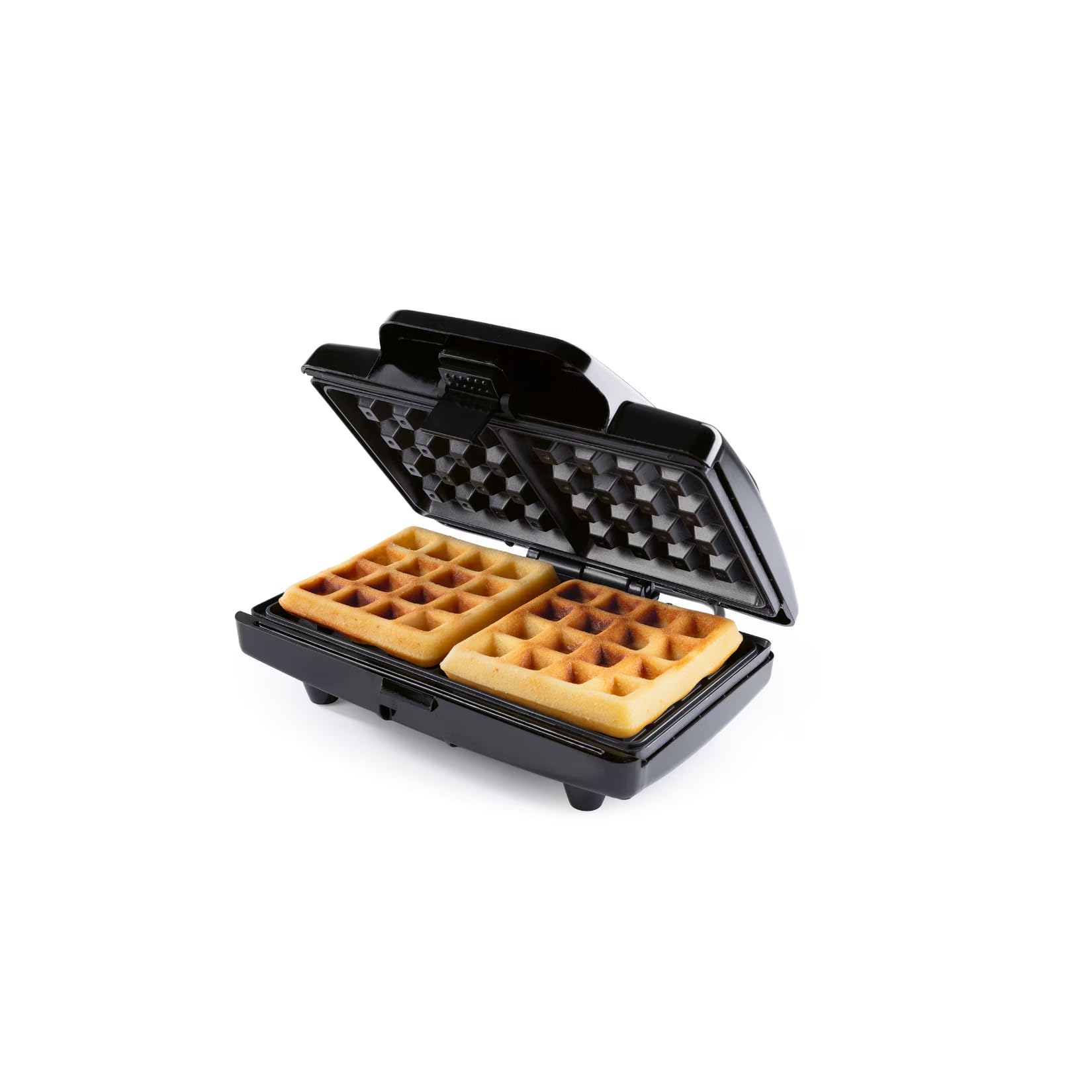 GOURMETmaxx Waffle belga, 750 W, nero, con spie di controllo