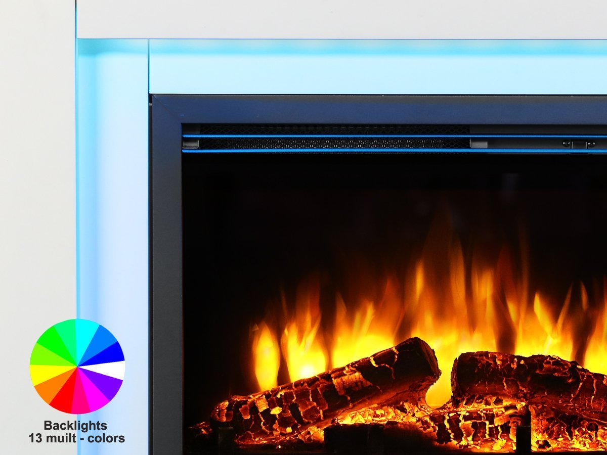 Endeavour Fires Castleton Electric Fireplace Suite 7day Programmable