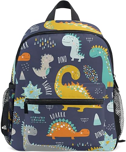 Mochila con bonito dinosaurio, preescolar, guardería, de viajes, para niña y niño, Multi, talla única, Viajar