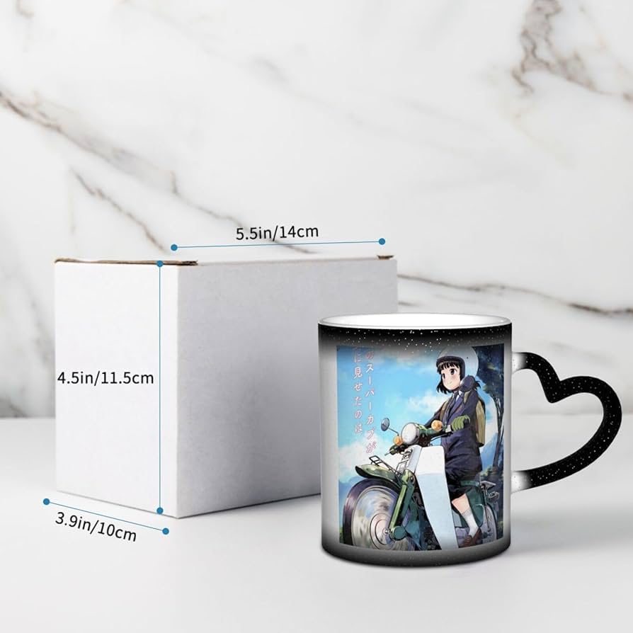 確認用　マグカップ Amazon.co.jp: マグカップ 「スーパーカブ」 感熱変色 色が