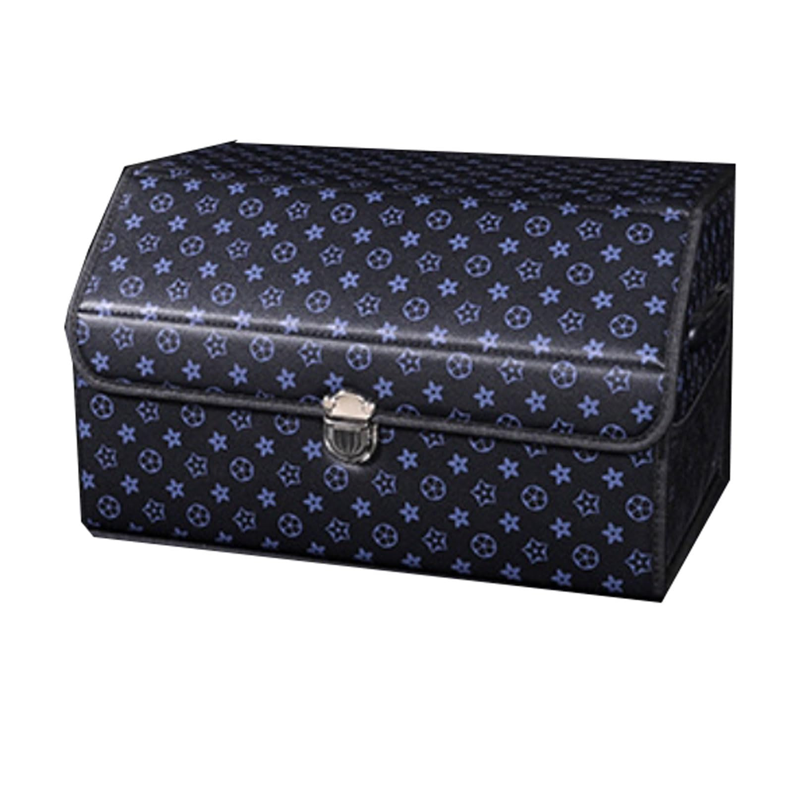 Organizer Bagagliaio Auto, Organizzatore per Auto per Vano di Lusso Auto Organizer Impermeabile Pieghevole Organizzatore di Immagazzinaggio per SUV/Auto/Camion,Fondo Antiscivolo, Coperchio Pieghevole