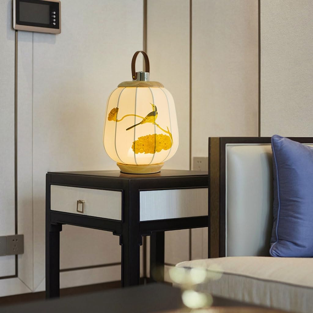 Lampka nocna dekoracyjna lampa stołowa latarnia nocna do sypialni wysokiej klasy dekoracyjna przenośna nowoczesna lampa dekoracyjna dla Zuhause