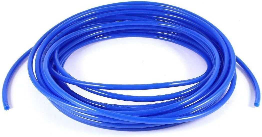 Malida Size 1/4 Inch, 20 Meters 60 feet Length Tubing Hose Pipe for RO Water Filter System (Blue 60FT(20M))