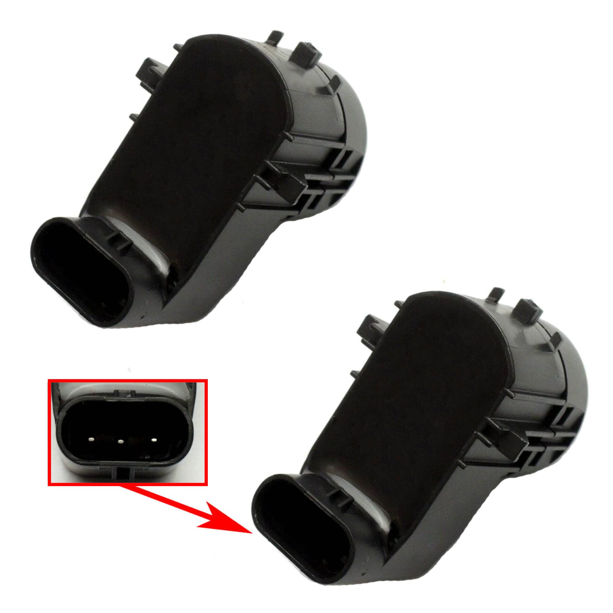 (Lot de 2) Capteur Radar de Recul Aide Stationnement Arrière compatible pour FABIA II ROOMSTER - 5J0919275A