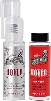 Beardburys Hover Pack - 1 Volume Powder + 1 Hover Refill, Mattifying, Volume for your Hair (2 pieces)…
