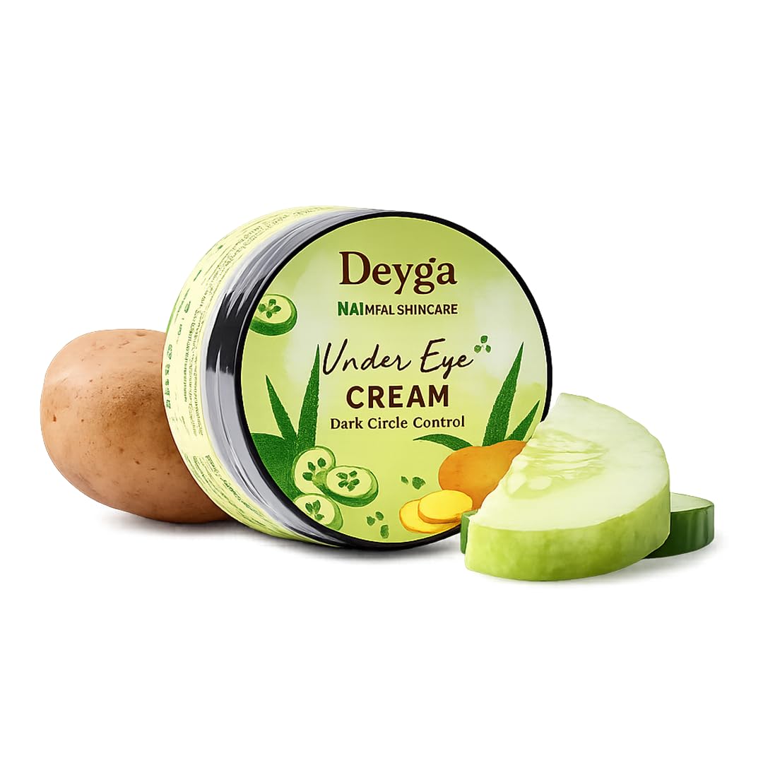 Deyga Under Eye Cream (15 Gm) | Lightens Dark Circles | Reduces Puffiness & Fine lines | Chemical-free | Suits Men and Women | Reduces Dark Circles, Wrinkles, and Fine Lines-image-16