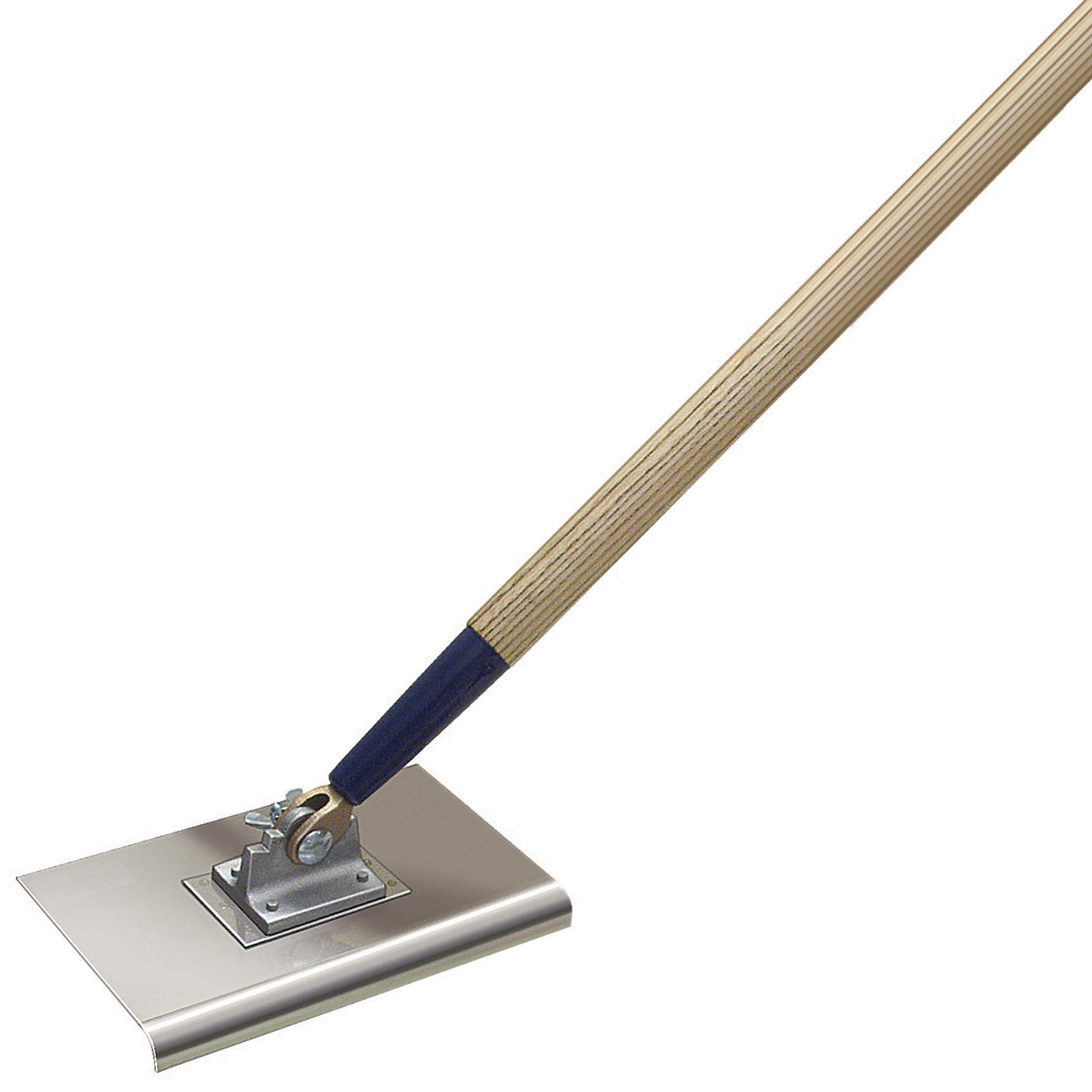 Kraft Tool 2-Way Steel Walking Edger C/W 60" Handle Imprinted Concrete Tools (10" x 6" x R1/2" - CC242)