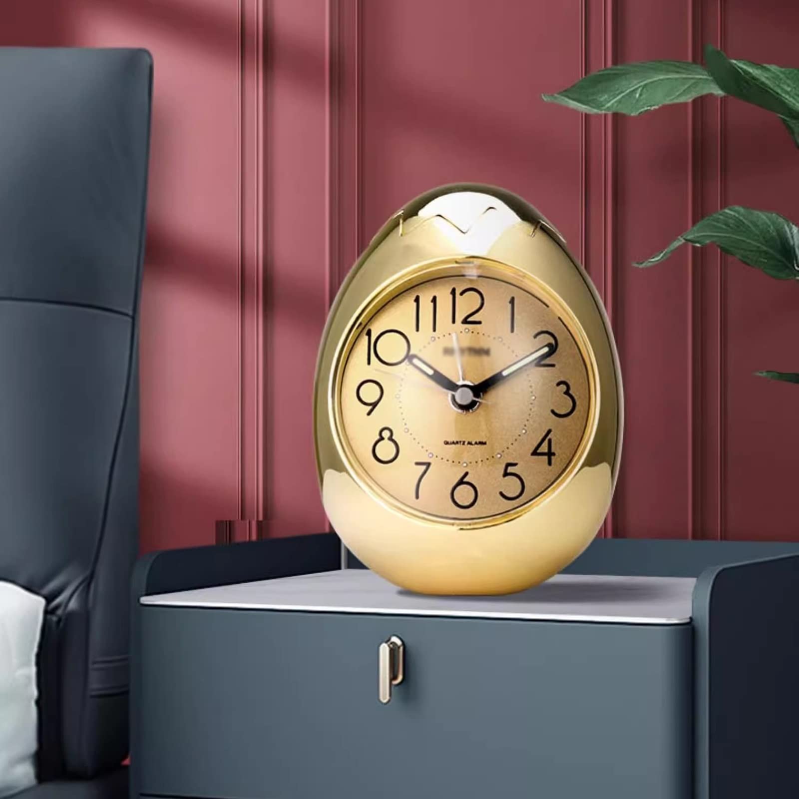 Amazon.co.jp: 目覚まし時計 子供用サイレント目覚まし時計 卵型