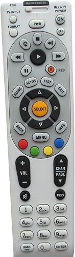 ReplacementIR Control remoto para DIRECTV RC66RX RC65R 4 dispositivos LCD LED HDTV plasma TV TV TV AV receptor ReplacementIR Control remoto para DIRECTV RC66RX RC65R 4 dispositivos LCD LED HDTV plasma TV TV TV AV receptor