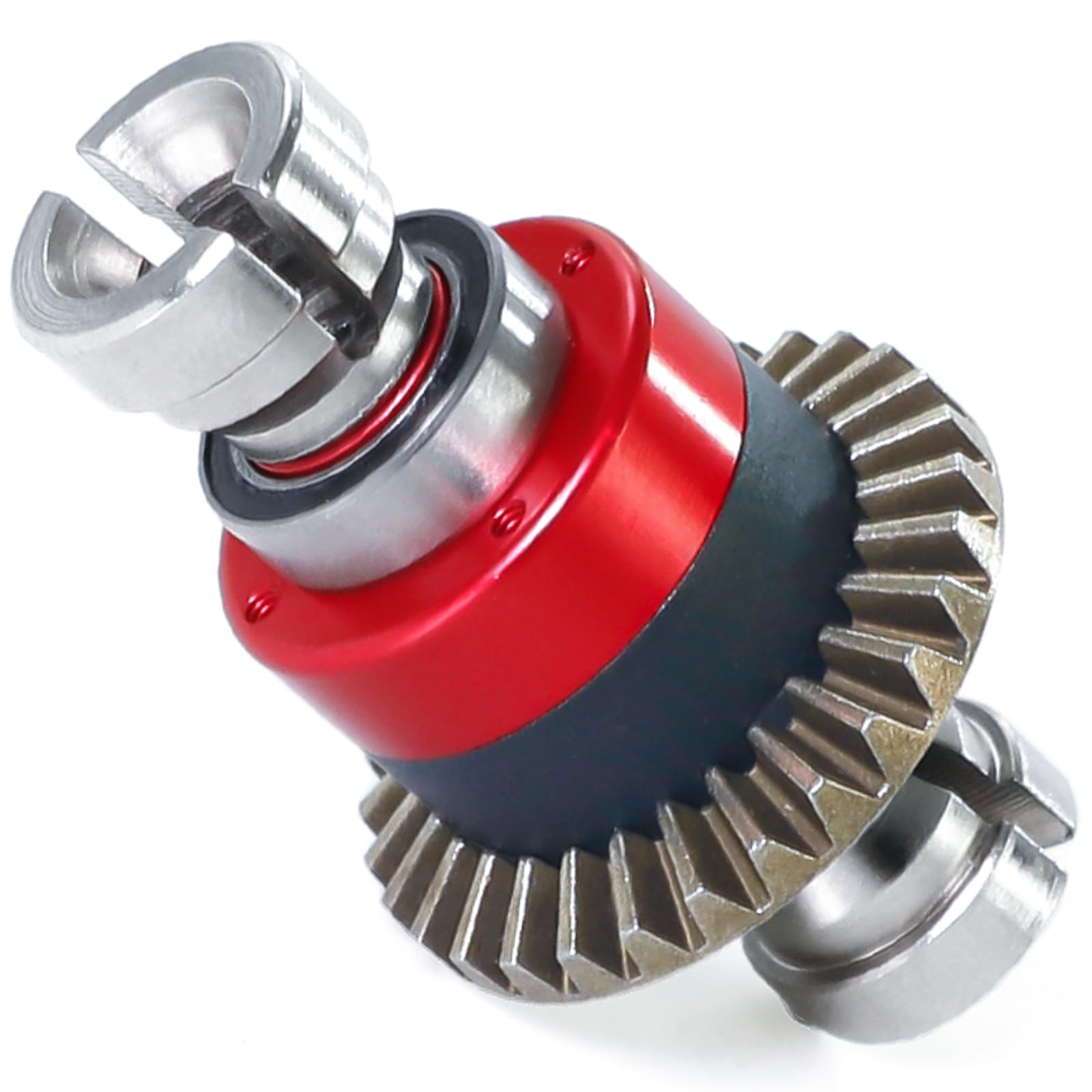 Assembled Differential 30T 0.8Mod Upgraded Part 1pc, Replace for ARA311177, Steel Front/Rear Differential Fits for ARRMA 1/18 Granite/Typhon GROM 1/14 Mojave GROM 1/12 LOSI NASCAR AWD RC Race car-B