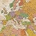 Póster XXL Mapa del Mundo 2018 - Vintage / Antiguo MAPS IN...