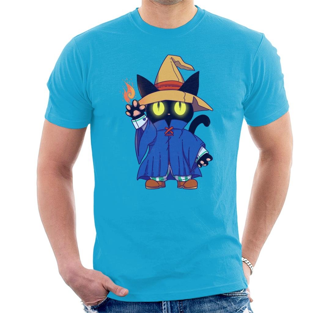 Final Fantasy Vivi Cat Mage Men's T-Shirt Sapphire