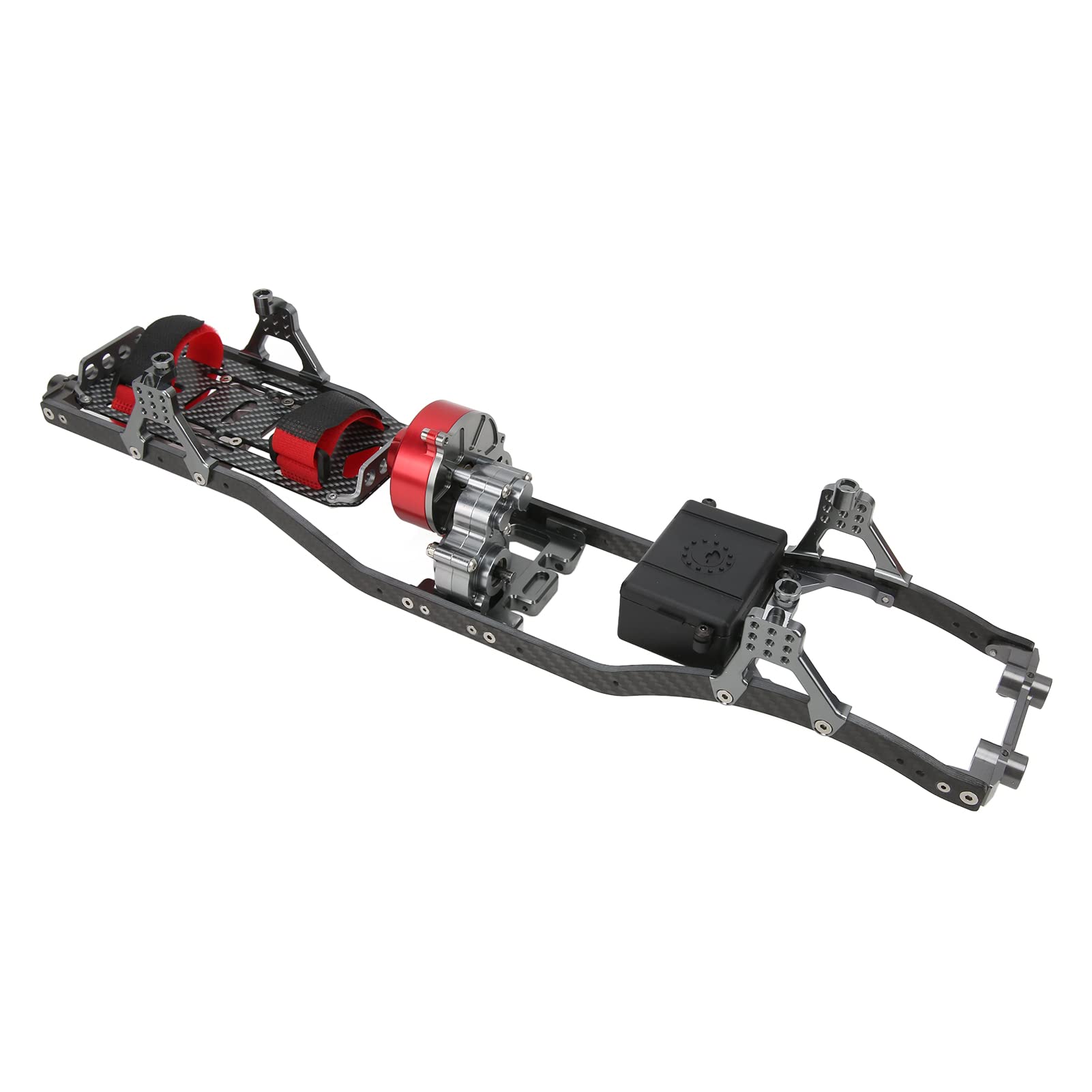 Amazon | 313mm RC ホイールベース 固定ギヤボックス 金属シャーシ