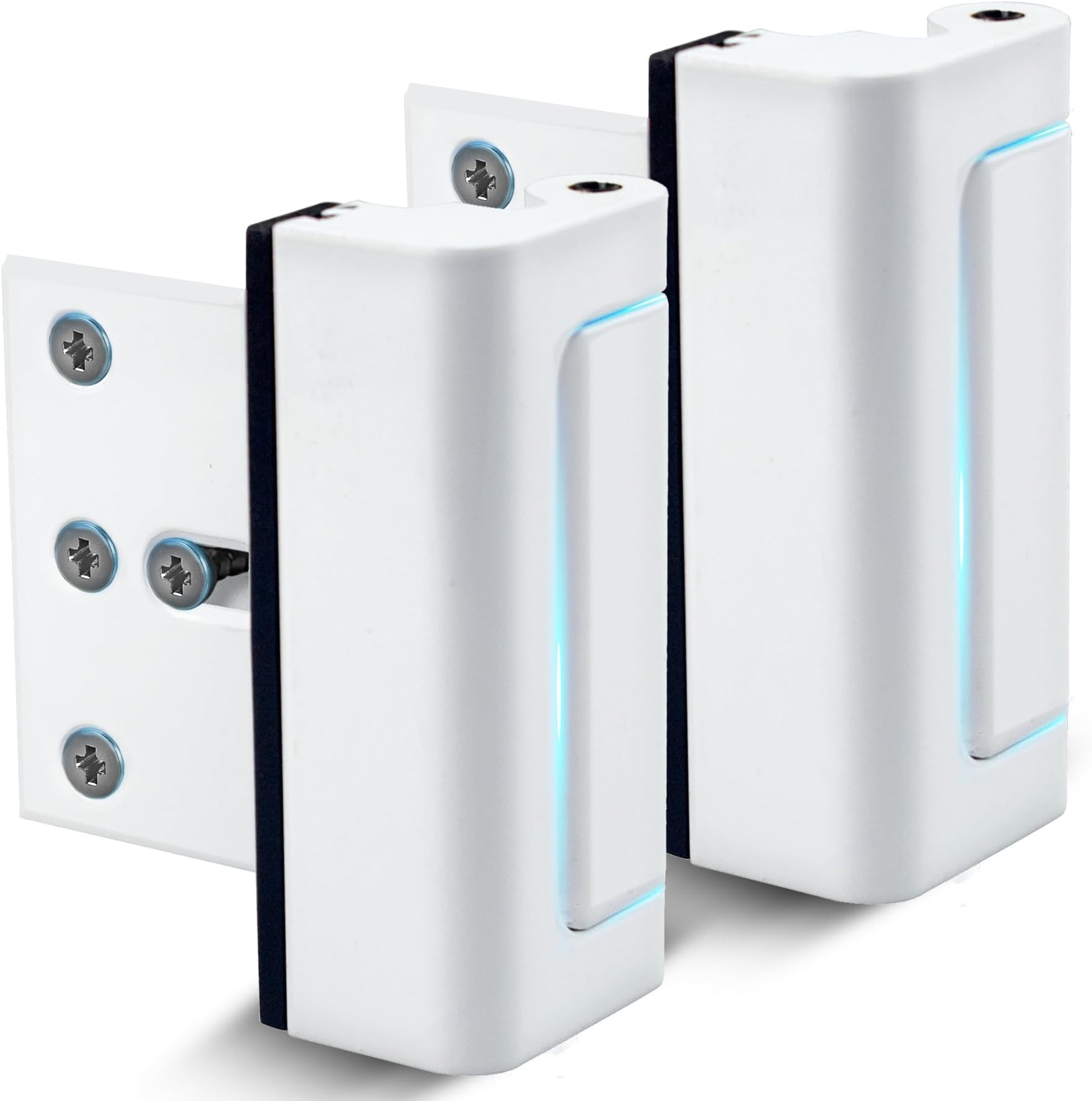 Dwell+Good Door Locks (2-Pack) - Easy To Install Aluminum Home Security Door Locks for Front Door - Child Proof Door Lock for Kids Safety- Withstand 800 lbs of Force & Tamper Proof Top Door Lock Latch