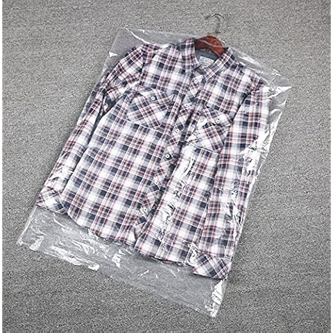 5er Set Kleiderschutzhülle Transparent | Mantelschutz durchsichtig Cover