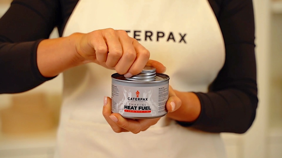 Caterpax - 24 Pack - 6 Hour Chafing Fuel Cans for Food Warmers