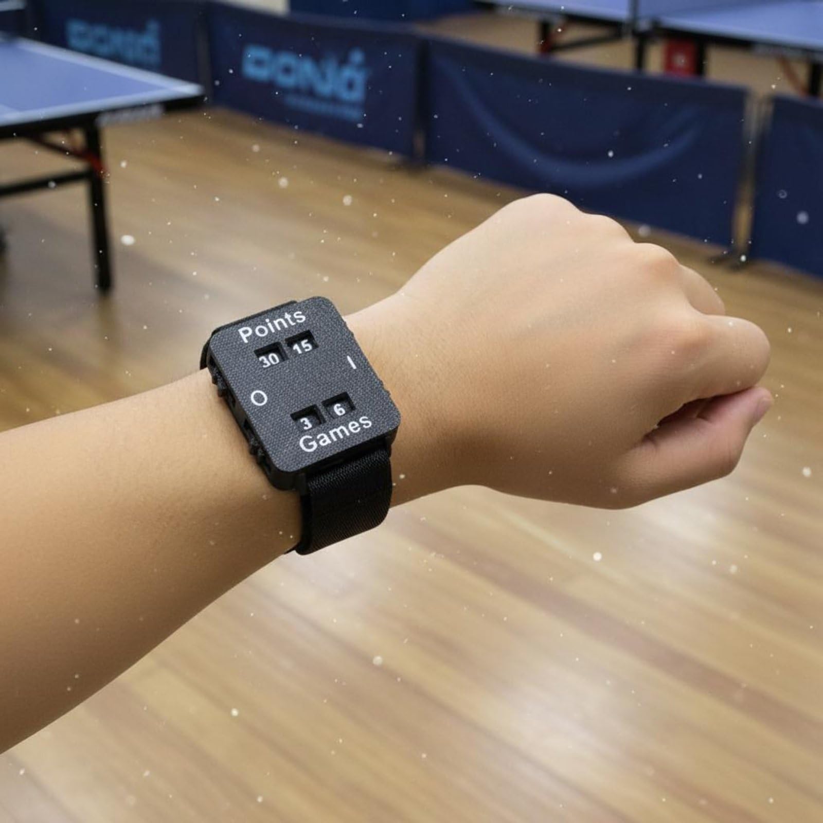 Predolo Bracelet Compteur De Points Pour Tennis, Badminton, Volley – Grand écran, Sangle Ajustable, Portable