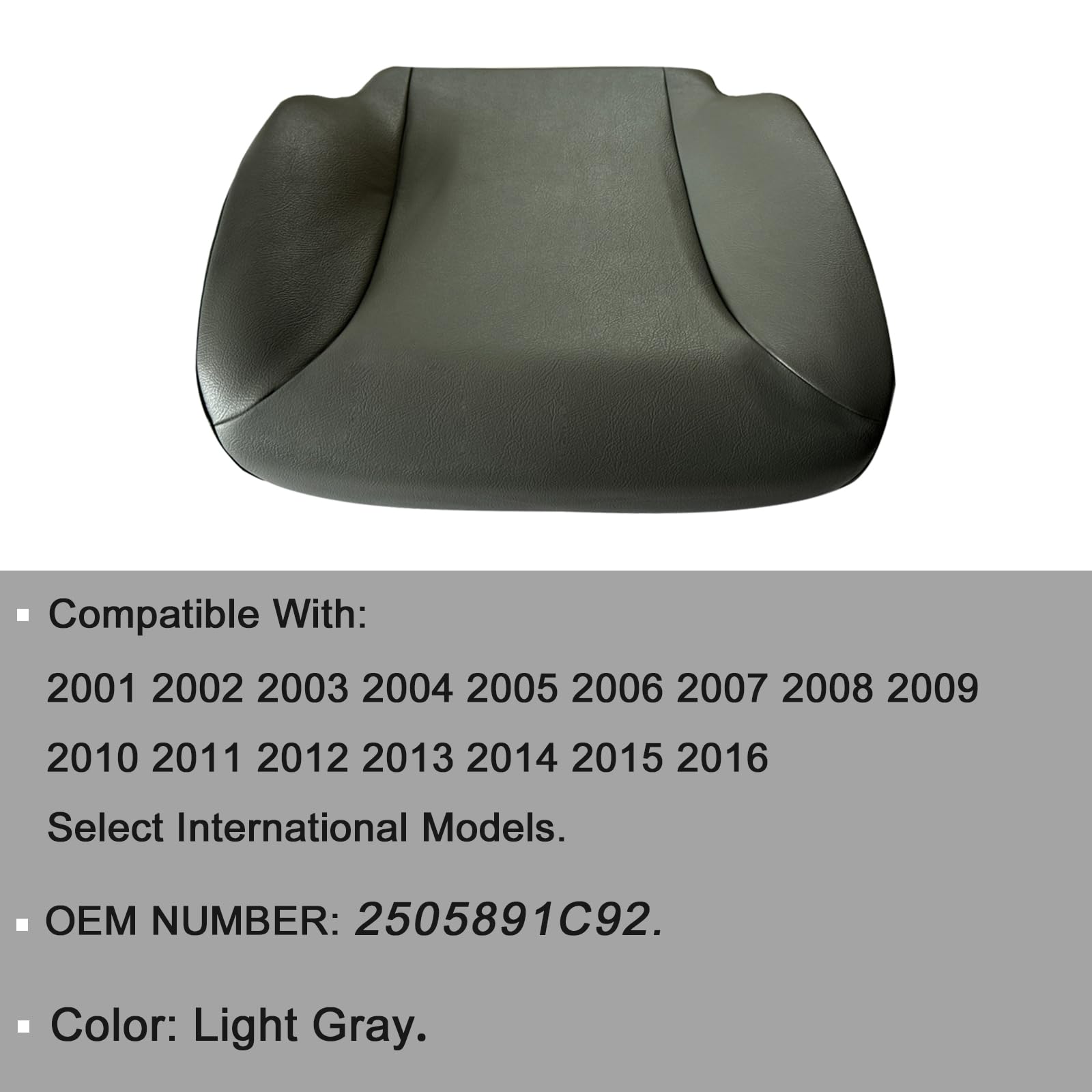 Car Seat Cushion Compatible with 2001-2016 Select International