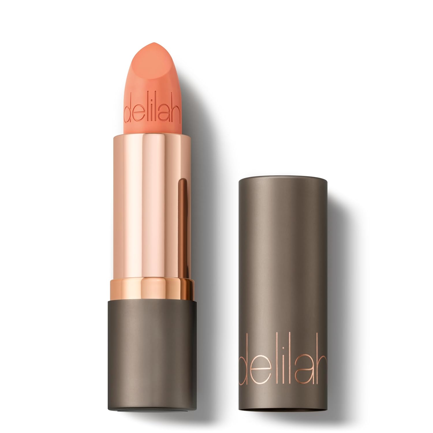 Delilah - Colour Intense Cream Lipstick - Foxy - Rich Pigmented - Long Lasting, Hydrating, Velvety Creamy Lipstick For Women - Silky Matte Finish - Infused with Vitamin E - Vegan - 3.7g / 0.13 Oz