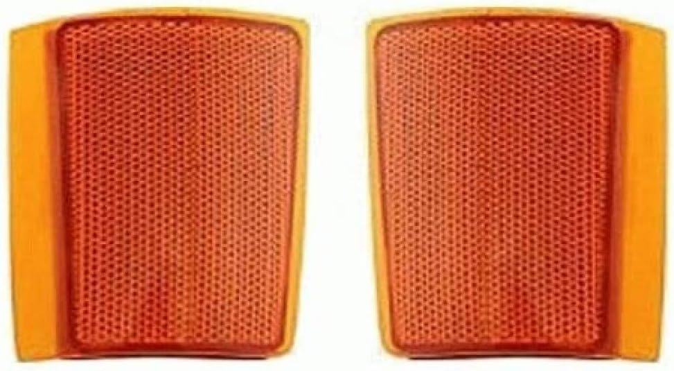 CarLights360 For GMC C/K10 Truck 1994-2002/Yukon/Suburban 1994-1999 Side Marker Light Assembly Unit Passenger Side Upper Reflector GM2551148