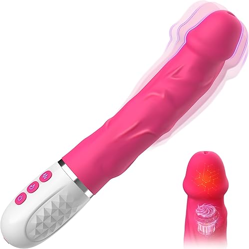 Consolador realista Vibrador de punto G, consoladores para adultos con 10 patrones de vibración para placer sexual de mujeres, juguetes sexuales