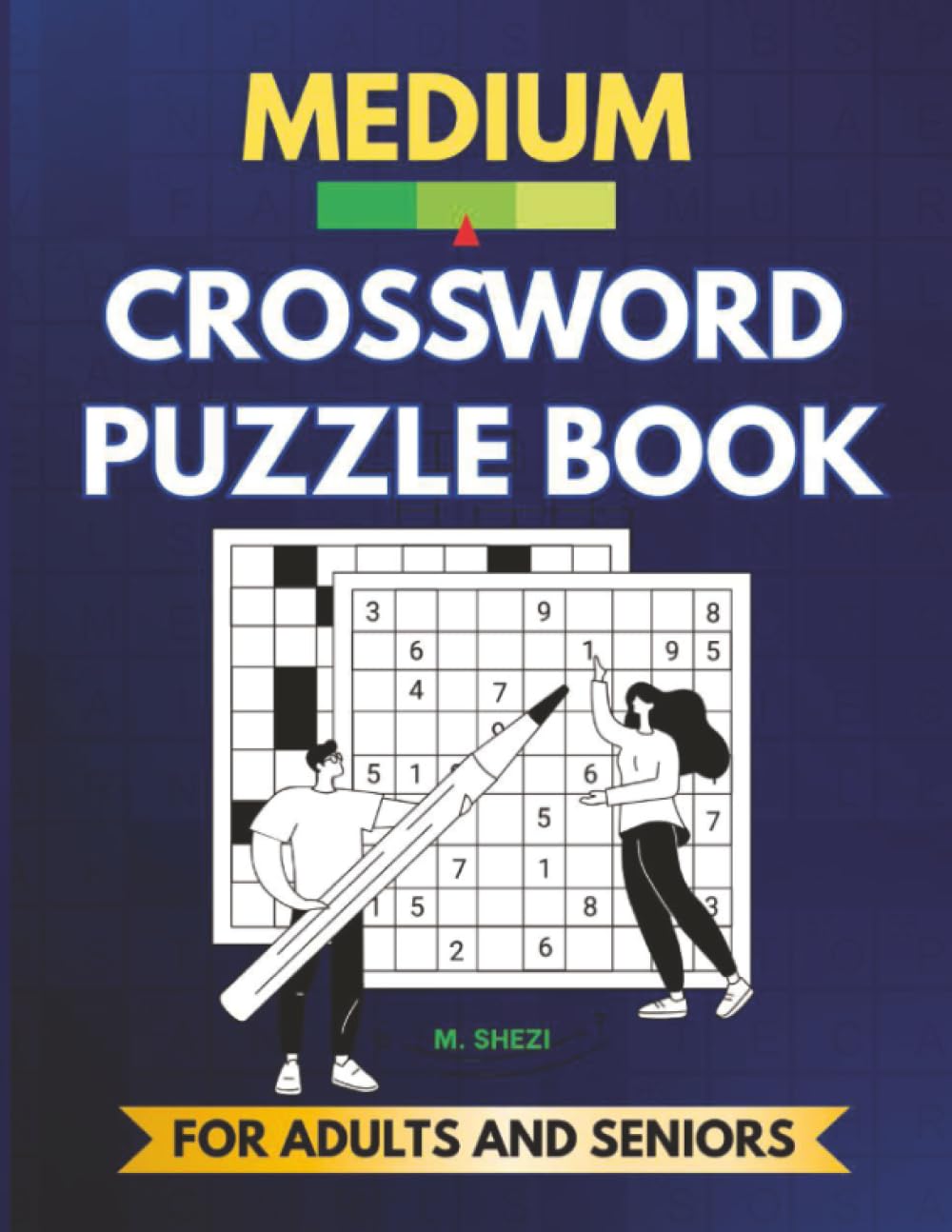 Medium Crossword Puzzle Book: For Adults and Seniors