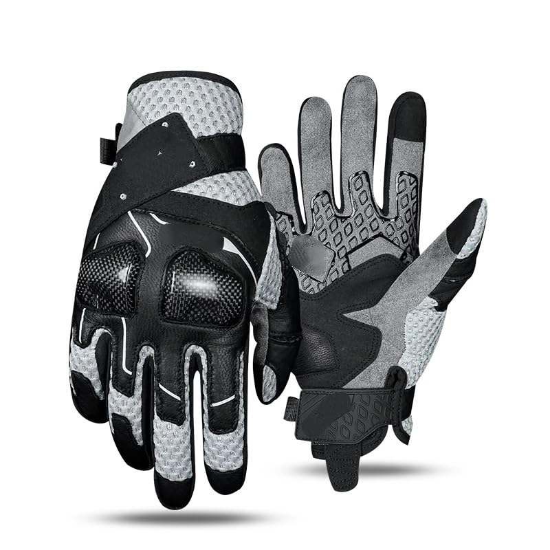 Gants de moto anti-chute et respirants pour course d'été