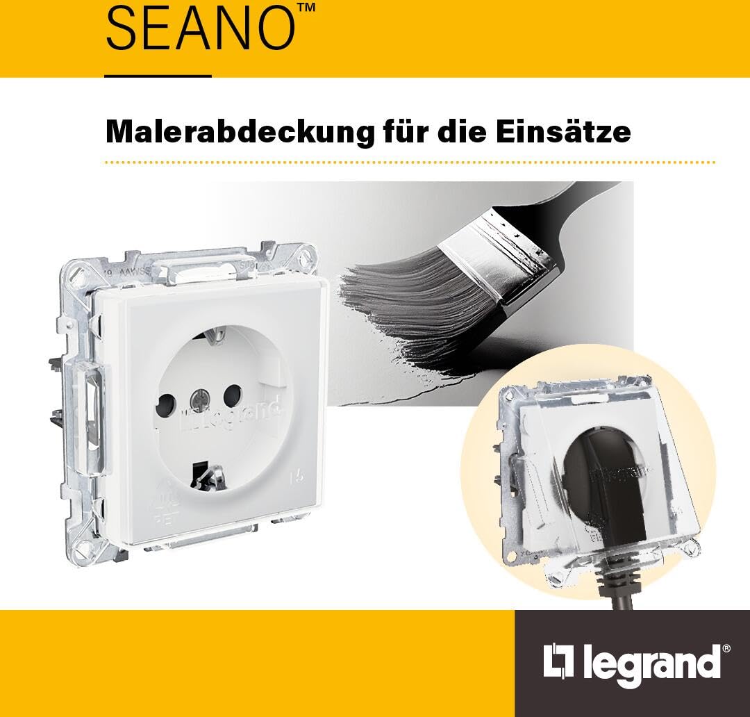 LEGRAND, Seano 765036 Mécanisme de minuterie 2 à 120 minutes, réglage de l'heure par bouton rotatif, raccord à 2 fils, bornes à vis