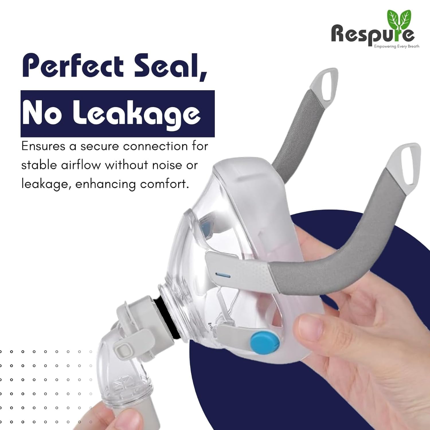 Connecteur coudé pivotant de rechange pour AirFit F20/F30 – Libération rapide, réduction du bruit, durable et design rotatif à 360°