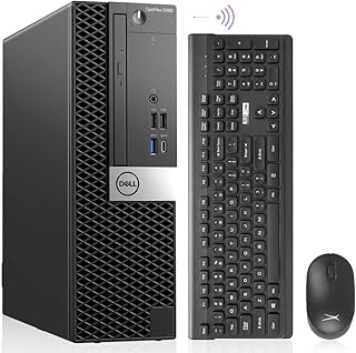 Dell OptiPlex 5060 Desktop Computers Windows 11,Intel 6-Core i7-8700,16GB DDR4 Ram,512GB NVMe M.2 SSD, Wireless Wi-Fi 6e AX210,Bluetooth 5.2,HDMI Small Form Factor PC (Renewed)